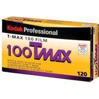 Kodak T-Max 100, 100TMX, Black & White Negative Film ISO 100, 120 Size, Pack of 5, (Made in USA for International Use)