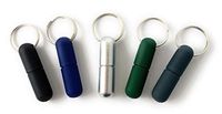 5 x Butt Bat Bullet Style Punch Cigar Cutter Four Rubber Coated One Steel with Key Chain 8 mm Hole