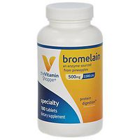The Vitamin Shoppe Bromelain 500MG 2,000 GDU, Supports Protein Digestion Absorption, Enzyme Sourced from Pineapples (180 Tablets)