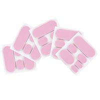 30PCS Shoes Liner Protective Soft Breathable Adhesive High Heel Pad Foot Pad Pink