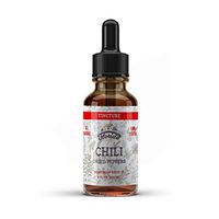 Chili Tincture, Organic Chili Extract (Capsicum annuum) Dried Pepper Herbal Supplement, Non-GMO in Cold-Pressed Organic Vegetable Glycerin, 700 mg, 2 oz (60 ml)
