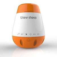 Baby Soother Sound Machine, Three Sheep Soothing White Noise Machine Portable Sleep Therapy to Help The Baby Sleep and Relax.