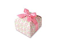 Polka Dot Green Flower Pink Paisley Paper Box for Decorations Paper Bags for Candy Candy Box Wedding Decorations Baking 50Pcs,D,7.5X7.5X3.5Cm