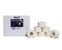 HealiT Easy Rip™ 1.5 Inch Performance Athletic Foam Prewrap - Professional Sports Pre Wrap Athletic Tape - Perfect for Taping Wrist & Ankles - Provides Amazing Knee Support - White - 24 Pack/Case