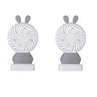 Meidexian888 Travel USB Fan,3-13 Hours Battery Life for Camping Personal Battery Operated or USB Powered Handheld Fan Rechargeable (C)