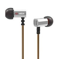 KZ ED9 Heavy Bass Hifi DJ Stereo Earplug Noise Isolating Hifi Earphone (Silver without Microphone)