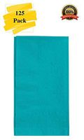 MM Foodservice 125 Count 2 Ply Paper Dinner Napkins Perfect for Weddings, Parties, Dinners or Events (Teal)
