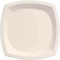 Dart 10PSC2050CT Bare Eco-Forward Sugarcane Dinnerware, 10" dia, Plate, Ivory, Pack of 125 (Case of 4)