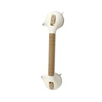 HealthSmart Suction Cup Grab Bar with Germ Protection, Bathroom Balance Bar, Safety Hand Rail, Sand