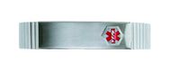 Mens Stainless Medical Alert ID Expansion Bracelet