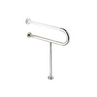 wenlongshop Stand Alone Barrier-Free Handrail,U Type Non-Slip Stainless Steel Toilet Rail for Elderly Bariatric Disabled,Lavatory,Commode,Safety Grab Bars