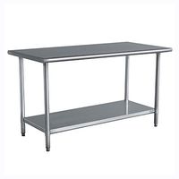 Stainless Steel Top Utility Table High Top Workbench Prep Table 24 x 48 inch, Stainless Steel Top Utility Table High Top Workbench Prep Table 24 x 48 inch