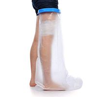 Leg Cast Cover for Shower - Spexc Seal Tight Waterproof Cast Wound Cover Protector Keeps Casts Bandage Dry Premium Reusable Cast Bag Sleeve Bandage Protectors Used for Surgery/Wound/Burns of Long Leg
