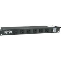 Tripp Lite 12 Outlet Rackmount Network-Grade PDU Power Strip, Front/Rear Facing, 20A, 15ft Cord w/ L5-20P Plug (RS-1215-20T)