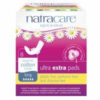 Natracare Ultra Extra Pads, Long, 8 ea - 2pc