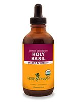 Herb Pharm Certified Organic Holy Basil (Tulsi) Liquid Extract for Energy and Vitality - 4 Ounce
