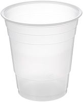 AmazonBasics Plastic Cups, Clear, 9 Ounce, Pack of 100