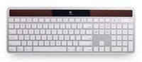 Logitech 920-003677 K750 Wireless Solar Keyboard for Mac - 2.4 GHz - White (Certified Refurbished)