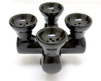 Hookah Shisha 4 Head Bowl Red