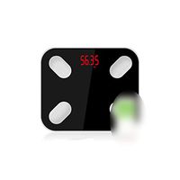 Body Fat Weighing Scale Floor Scientific Electronic Led Digital Weight Bathroom Balance,Russian Federation,Black