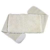 Winter Adjustable Thicken Cashmere Waist Warmer Lumbar Support Belt Soft Thermal Abdominal Stomach Body Wrap Band Protector Back Brace Kidney Binder for Men Woman Beige