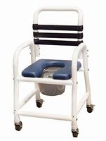 New Era PVC Shower Commode Chair