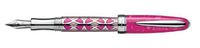 Laban Enamel Pink Prismatic Broad Point Fountain Pen - LMB-F200-1PLB