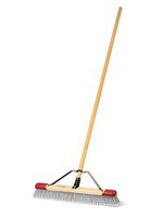 Harper 2224P1 Premium Indoor Smooth-Surface Hardwood 24 in. Push Broom