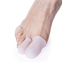 Silicone Toe Caps 10pcs - Perfect Set for All Toes - Perfect Toe Protection 5 Pairs - Relief from Corns Blisters Calluses and Friction - 3 Sizes by Sandine