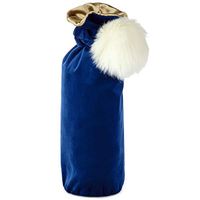 Hallmark Signature Holiday Bottle Gift Bag (White Puff)