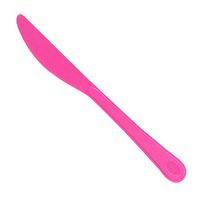 Hot Pink Plastic Knives 24 Count