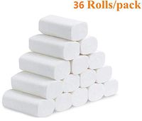 Toilet Paper Roll Tissue for Home Kitchen Bathroom Tissue Daily Use 12/36 Rolls 4-Ply (36)