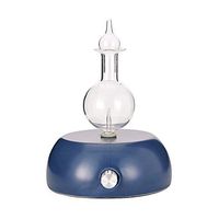 EJOAI Upgraded Atomizer Nebulizer Essential Oil Diffusers Waterless, Professional Use, No Heat, No Water, No Plastic. Ceramics and Glass Aromatherapy Nebulizing Diffuser - Blue (spherical)