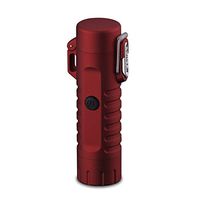 Finetoknow Waterproof USB Lighter Rechargeable Flameless Lighter with Torch for Outdoor Camping Hiking
