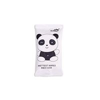 Wet Wipes for Adults & Kids, Personal Cleansing Wipes for Hands and Body, Disposable Wipes for All Daily Protection,10 Count(Panda)