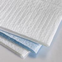 Graham Medical 170 Overall Embossed 3-Ply Towel, 13.5" Width, 18" Length, White (Pack of 500)