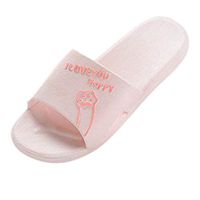 Emimarol Lightweight Women/Men's Slip On Slippers Non-Slip Shower Sandals House Pool Shoes Bathroom Slide Water Shoes Pink