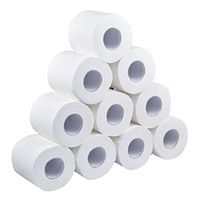10/20 Rolls Toilet Tissue Bulk, 4-ply Toilet Paper, Soft Strong Bamboo Toilet Roll Paper for Home shop Daily Use