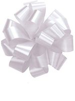 PMU Pom Pom - Pull Out Bows 5 Inch White Pkg/50