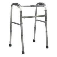Professional Folding Walker Lightweight Portable Compact with Comfortable Armrest and Non-Slip mat for Elderly, Seniors, Handicap, Disabled,Max 180kg