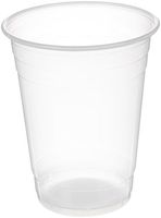 AmazonBasics Plastic Cups, Clear, 16 Ounce, Pack of 250