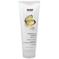 NOW Solutions, Vitamin E Cream 28,000 IU, Intense Moisture, Concentrated Vitamin E, 4-Ounce