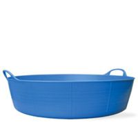 (1 Tub) 9 Gallon Blue Large Shallow Tubtrug