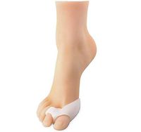 Silipos 92833 Bunion Guard with Buddy Spacer - Anti Allergy, Latex Free Twin Toe Spreader for Bunions, Overlapping Toes. Foot Care Insoles