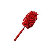 Extensible Telescopic Microfiber Duster House Cleaning Cleaner Long Handle Retractable Duster,Red