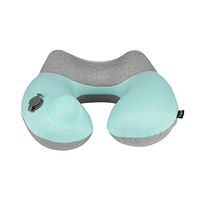 Healifty Inflatable Neck Pillow Pack of 1 Washable Cover U Shape Extra-Soft Neck Pillow Neck Cushion Set Travel Pillow for Sleeping on Car Airplane Train