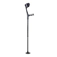 Crutches Canes with arm Rest pad Adjustable Aluminum Alloy Stick Non-Slip Armpit Suitable for The Elderly and People with Limited Mobility Load-Bearing 80KG