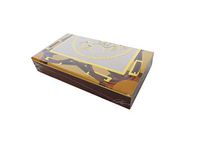 The Joy of Light Designer Matches Chain Brown on Embossed Matte 4" Collectible Matchbox