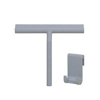 GWOKWAI Silicone Shower Squeegee with Hook, Bathroom Squeegee Shower Glass Cleaner Window Wiper Cleaner for Shower Doors Bathroom Window and Car Glass