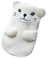 [White Bear]Hot Water Bottle with Cover Winter Hand Warmer, 350ML
